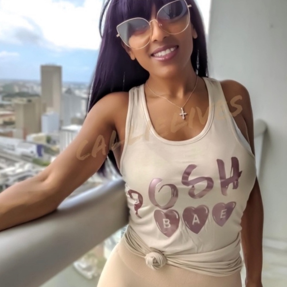 Posh BAE Racerback Tank Top - Picture 2 of 3
